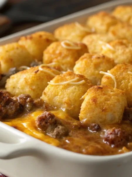 tater tot casserole with ground beef
