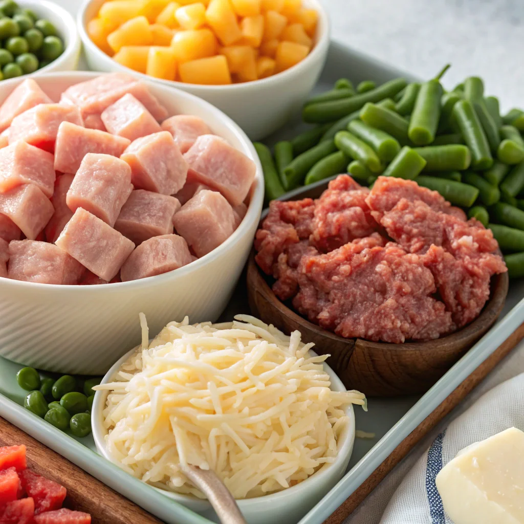 tater tot casserole with ground beef ingredients